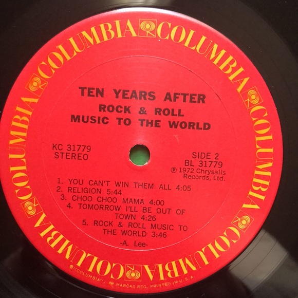 Ten Years After Rock & Roll Music To The World Vinyl Lp '72 - Picture 6 of 7